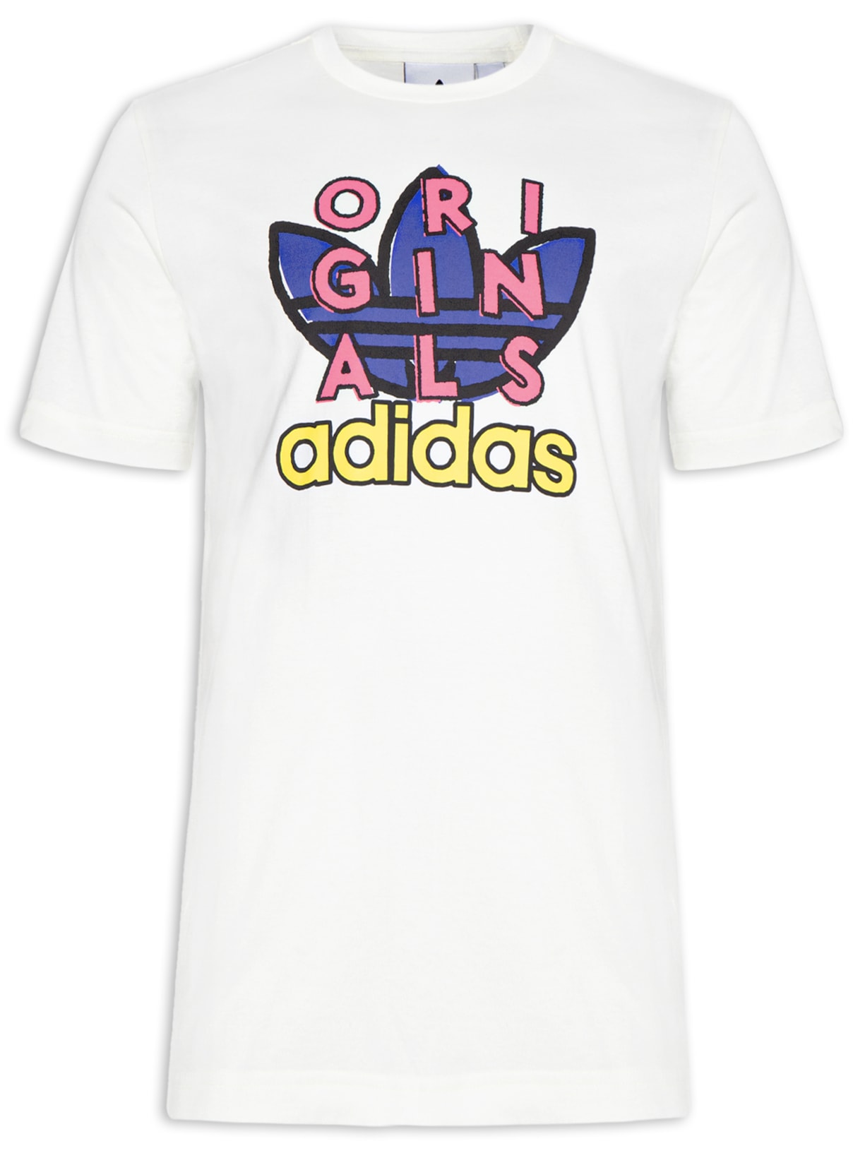 Camiseta Maculina Branco Adidas Originals