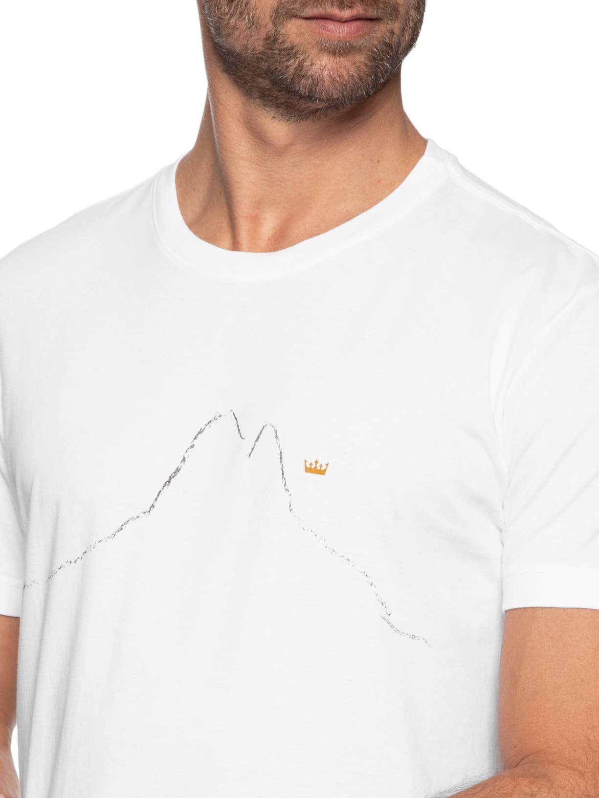 Camiseta Maculino Stone Minimal Rio Branco Osklen