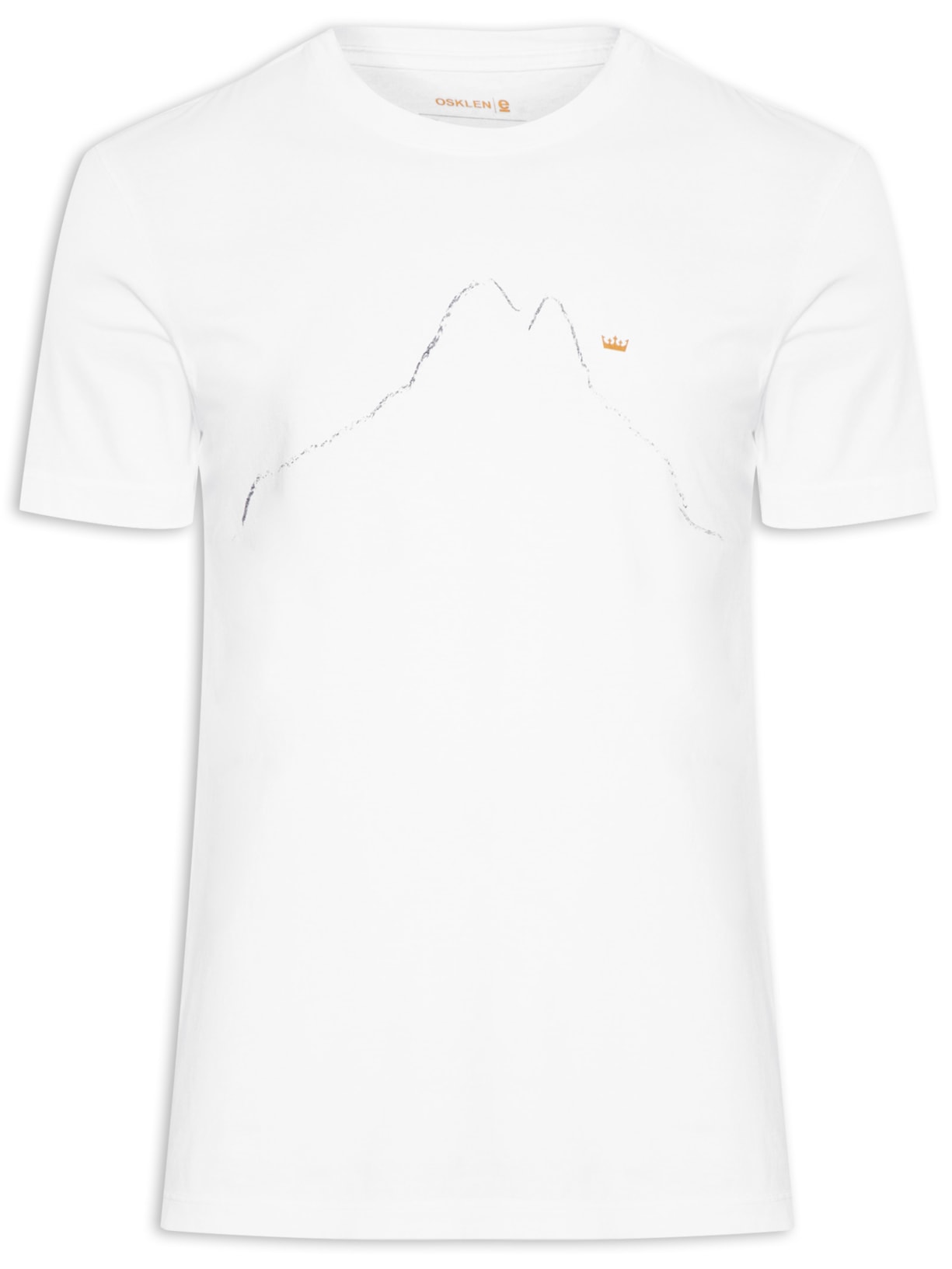 Camiseta Maculino Stone Minimal Rio - Branco