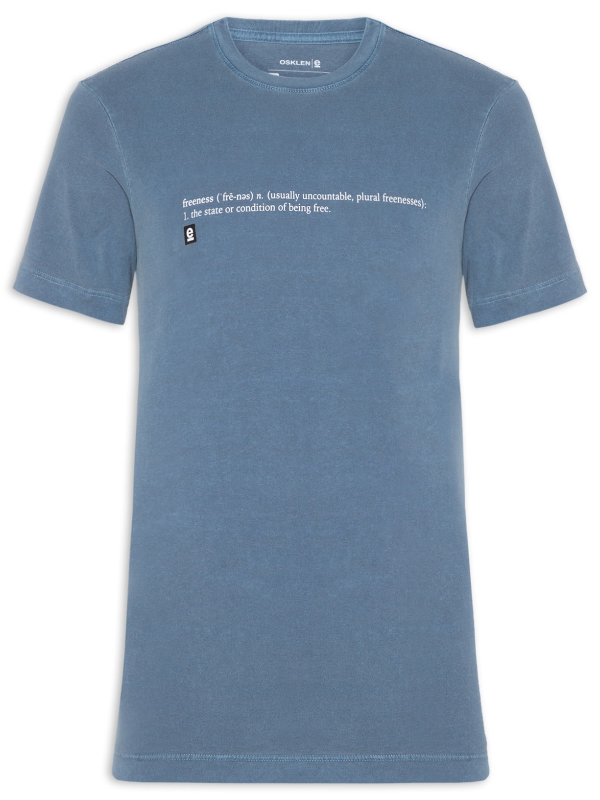 Camiseta Manga Curta Masculina Stone Freeness - Azul