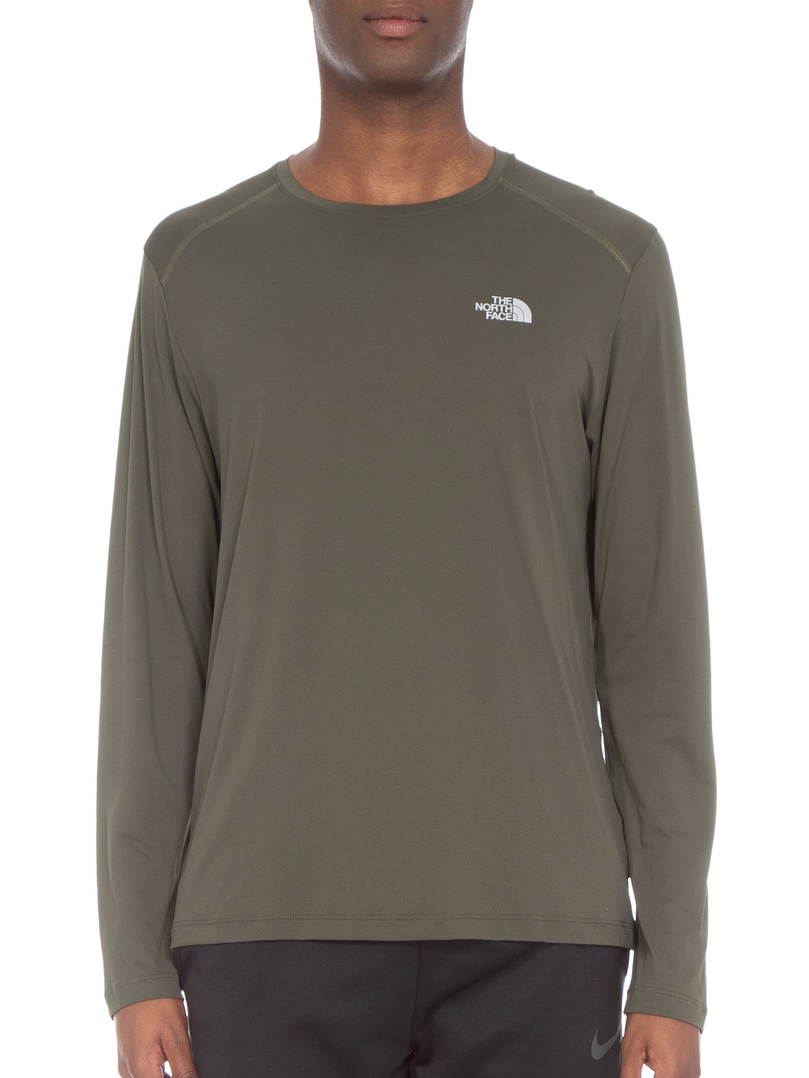 Camiseta Manga Longa Hyper Tee Crew - The North Face - Verde