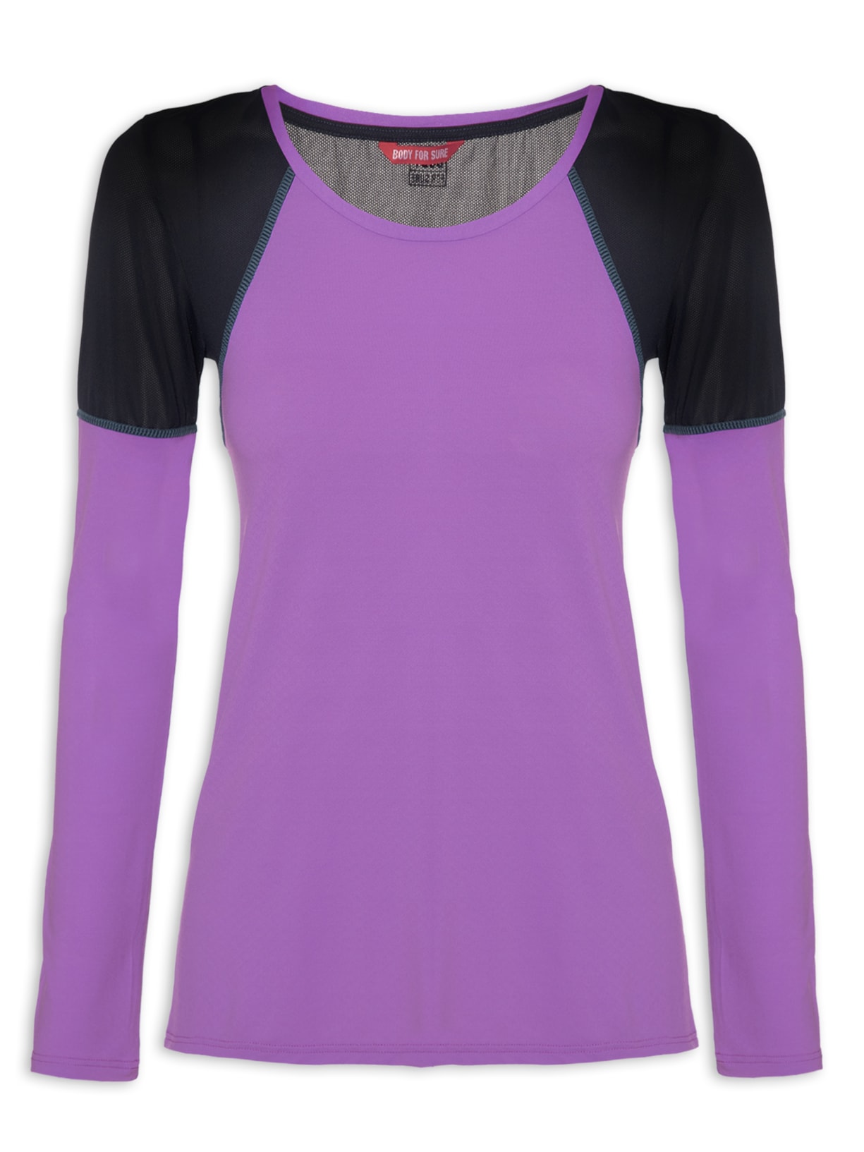 Camiseta Manga Longa - Lilás