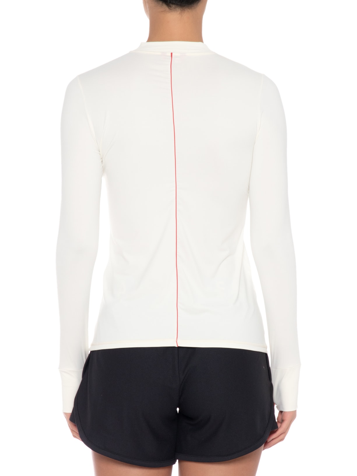 Camiseta Manga Longa Lisa U.V 50+ Off White Body For Sure