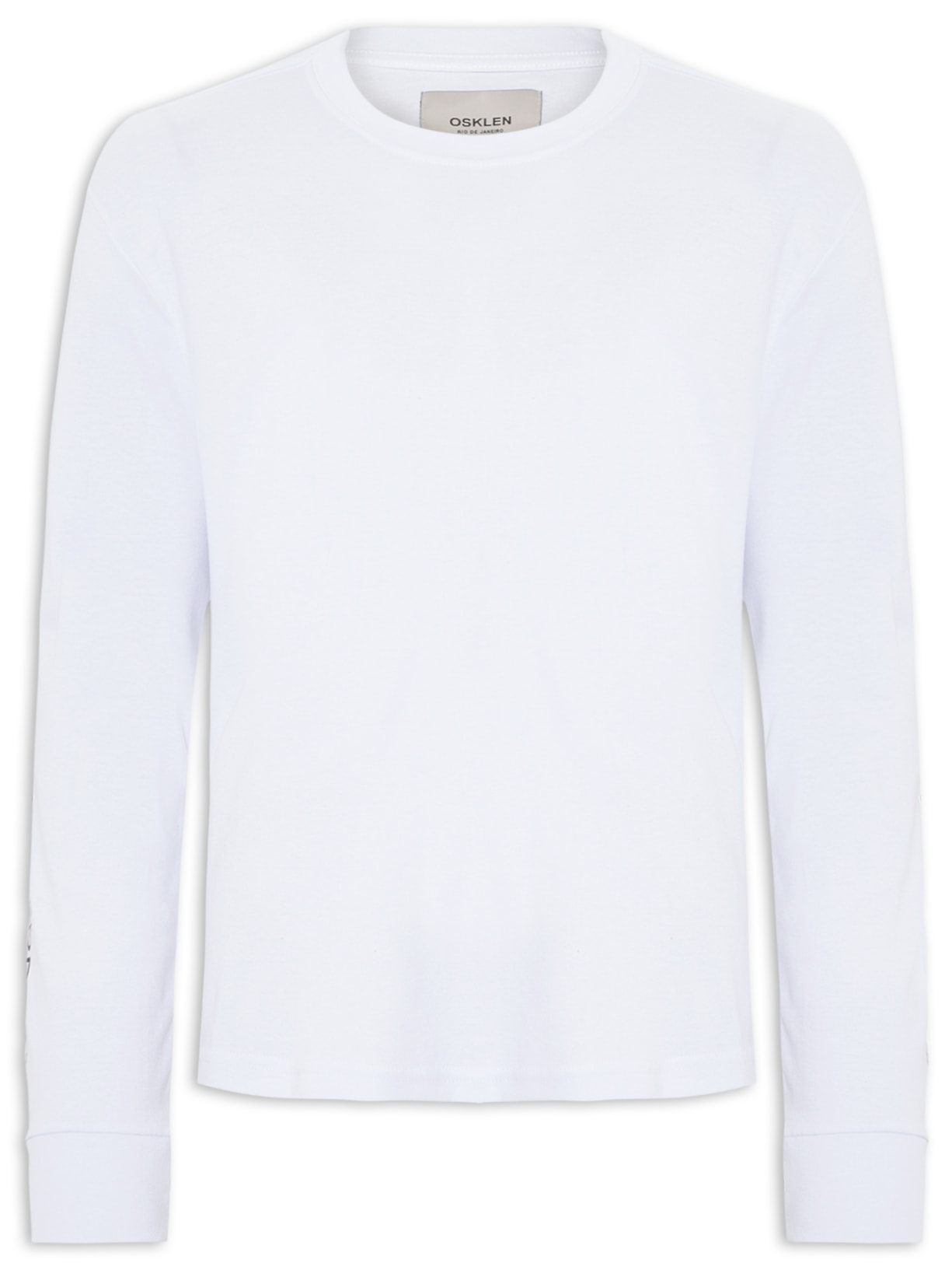 Camiseta Manga Longa Masculina Osk Snowb – Branco