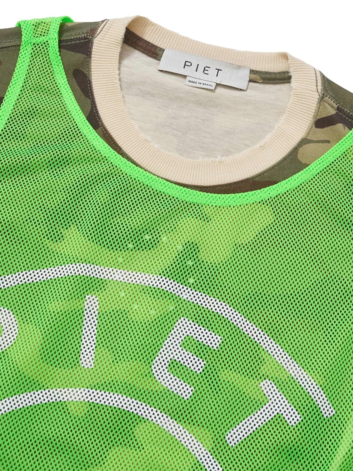 Camiseta Manga Longa Masculina Verde Piet