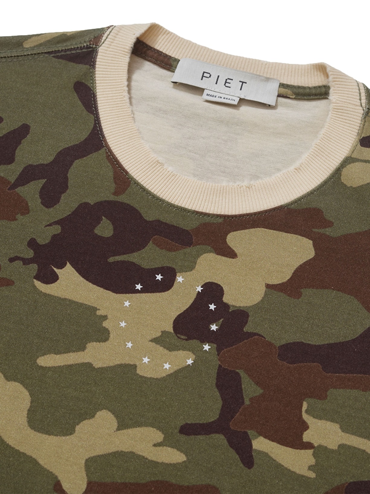 Camiseta Manga Longa Masculina Verde Piet