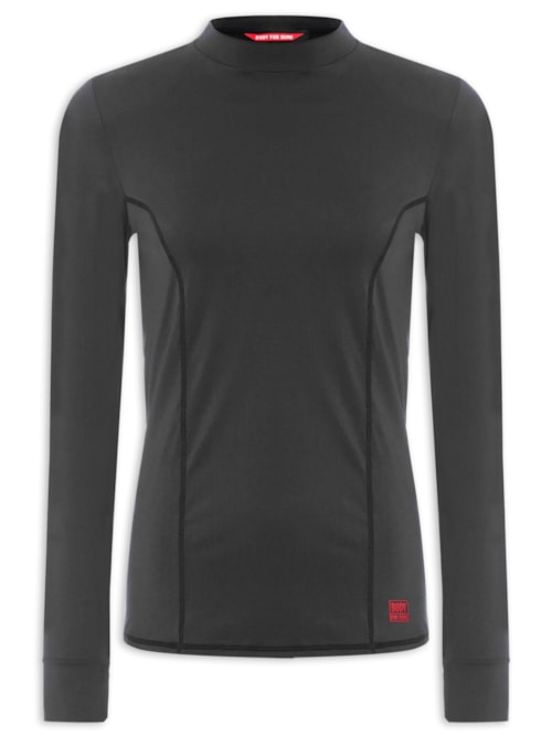 Camiseta Manga Longa UV 50+ - Preto
