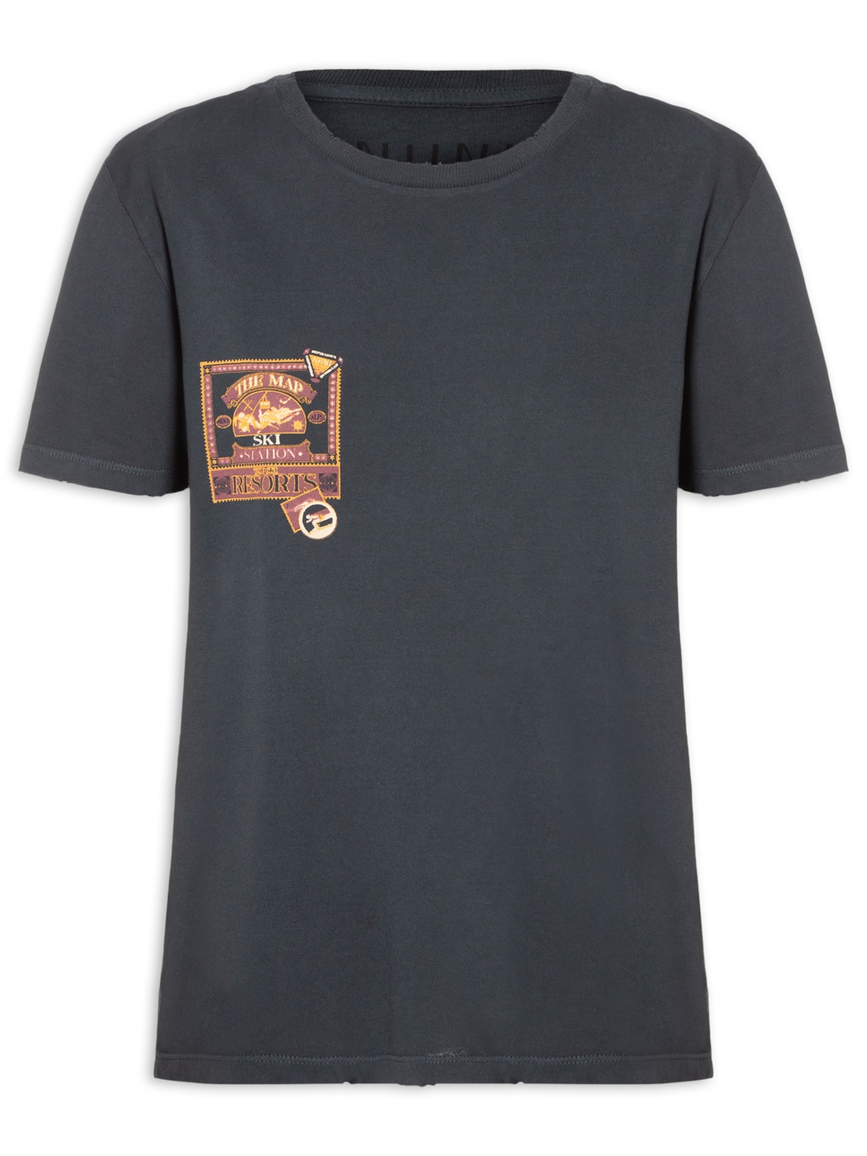Camiseta Map Stoned - Cinza