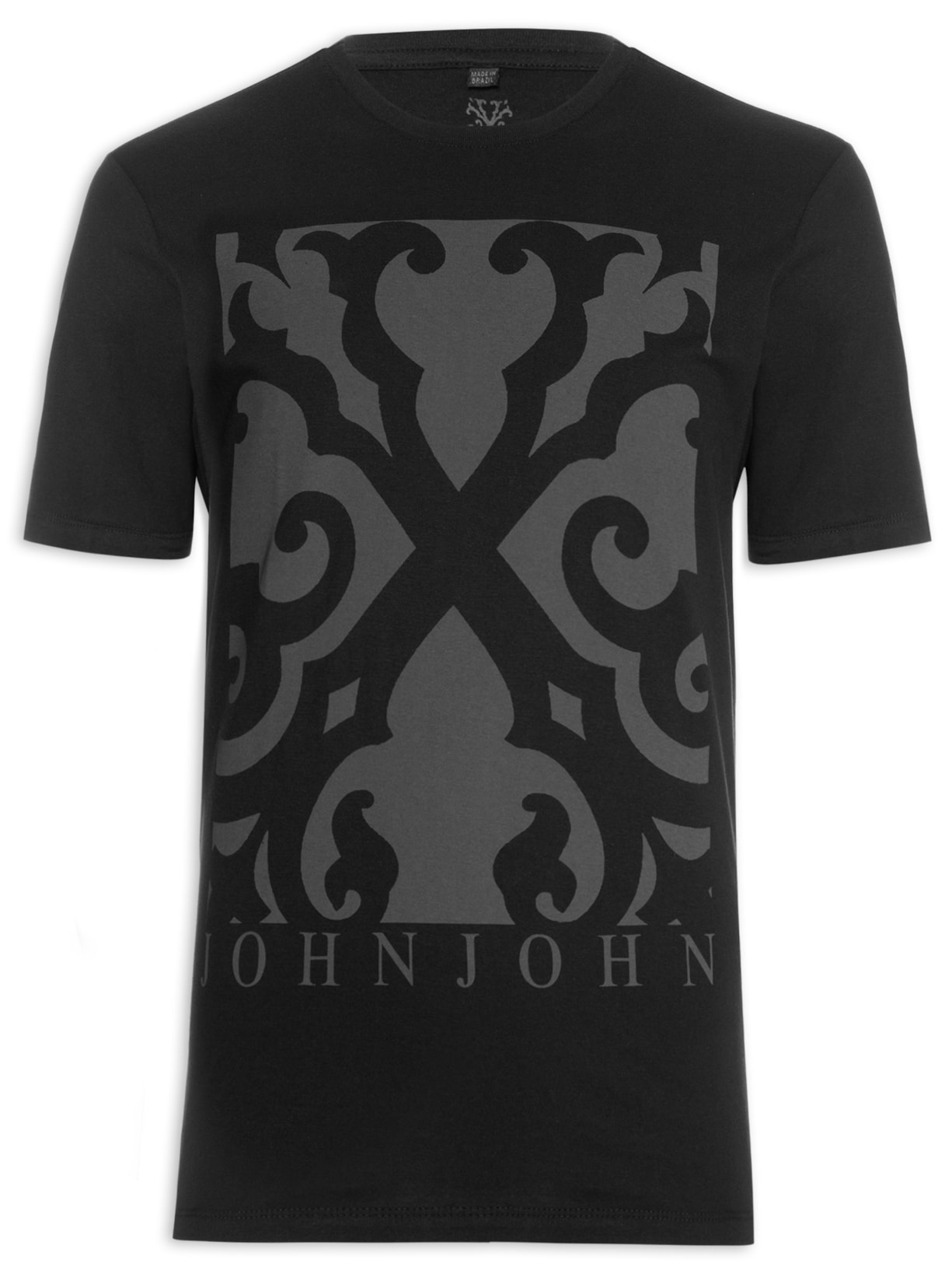 Camiseta Mascuiina Rg Contour Shield - Preto