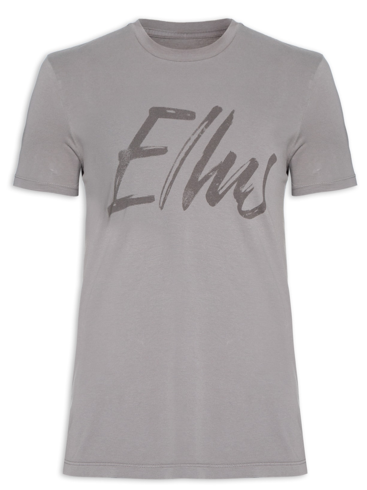 Camiseta Mascuilina Cotton Fine Maxi Classic - Cinza