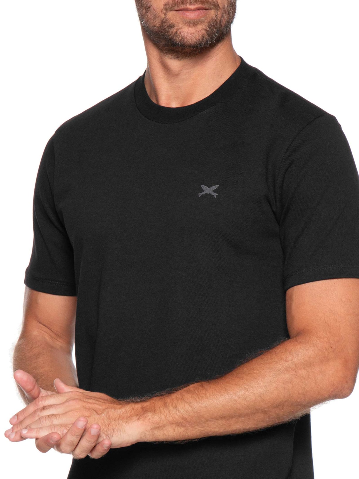 Camiseta Masculina 2154 Preto Hering