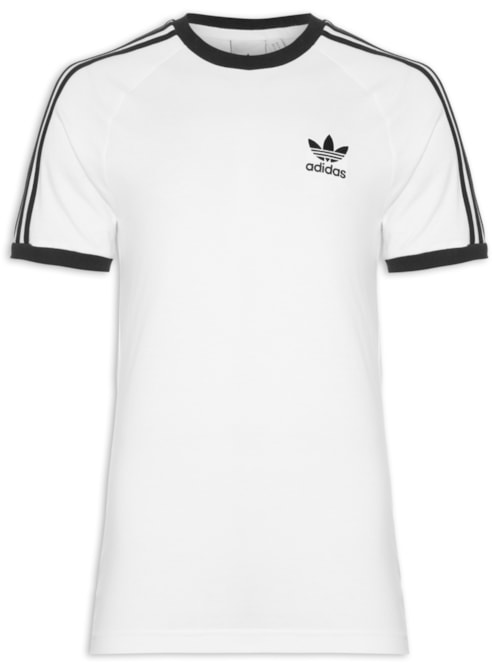 Camiseta Masculina 3 Stripes - Branco