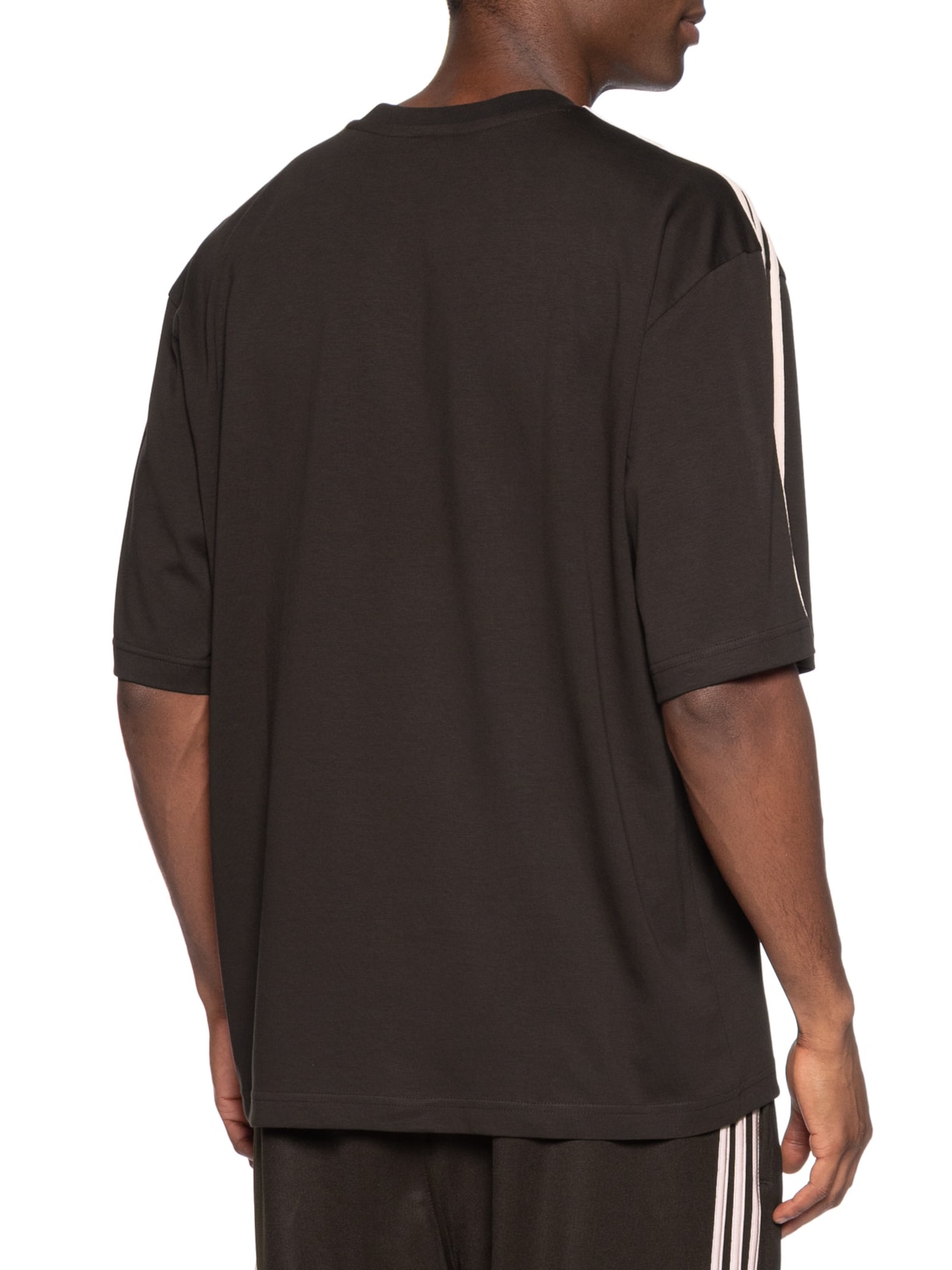 Camiseta Masculina 3 Stripes Oversized Marrom Adidas Originals