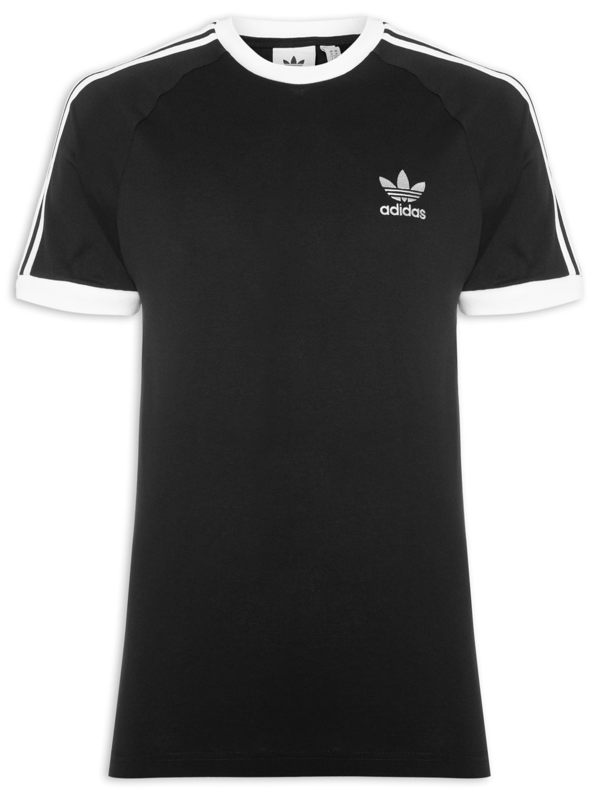 Camiseta Masculina 3 Stripes - Preto