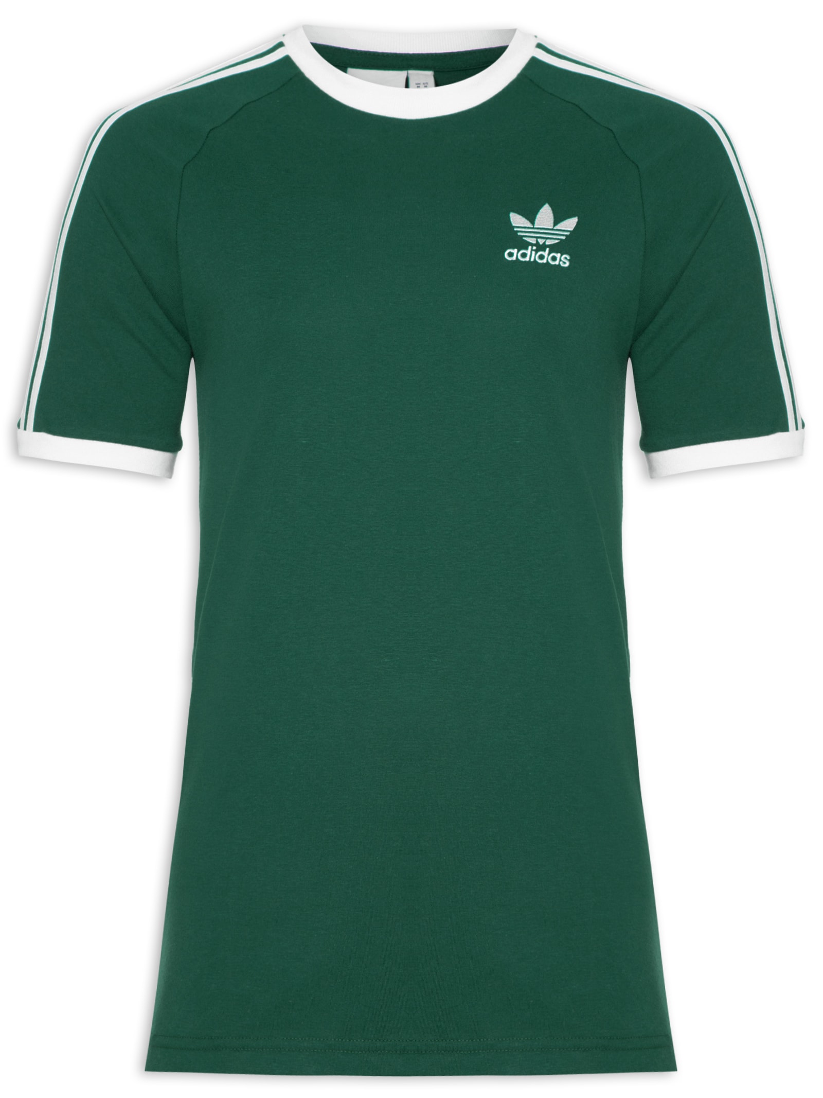 Camiseta Masculina 3 Stripes Verde Shop2gether