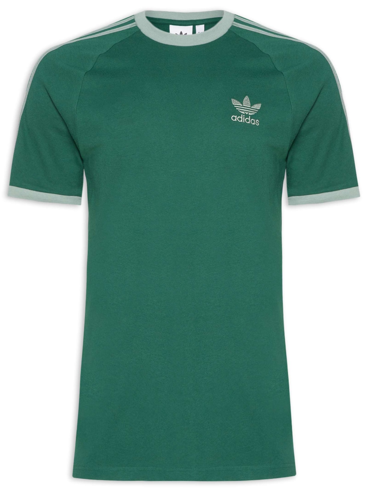Camiseta Masculina 3 Stripes - Verde