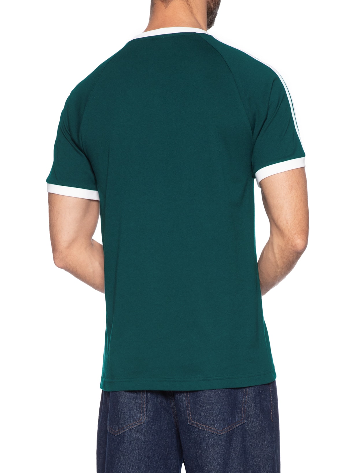 Camiseta Masculina 3-Stripes Verde Adidas Originals