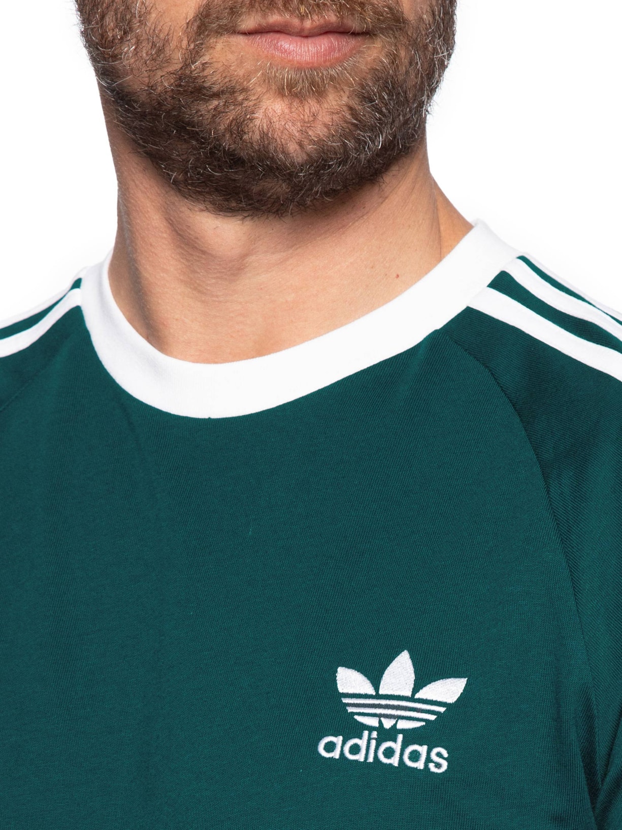 Camiseta Masculina 3-Stripes Verde Adidas Originals