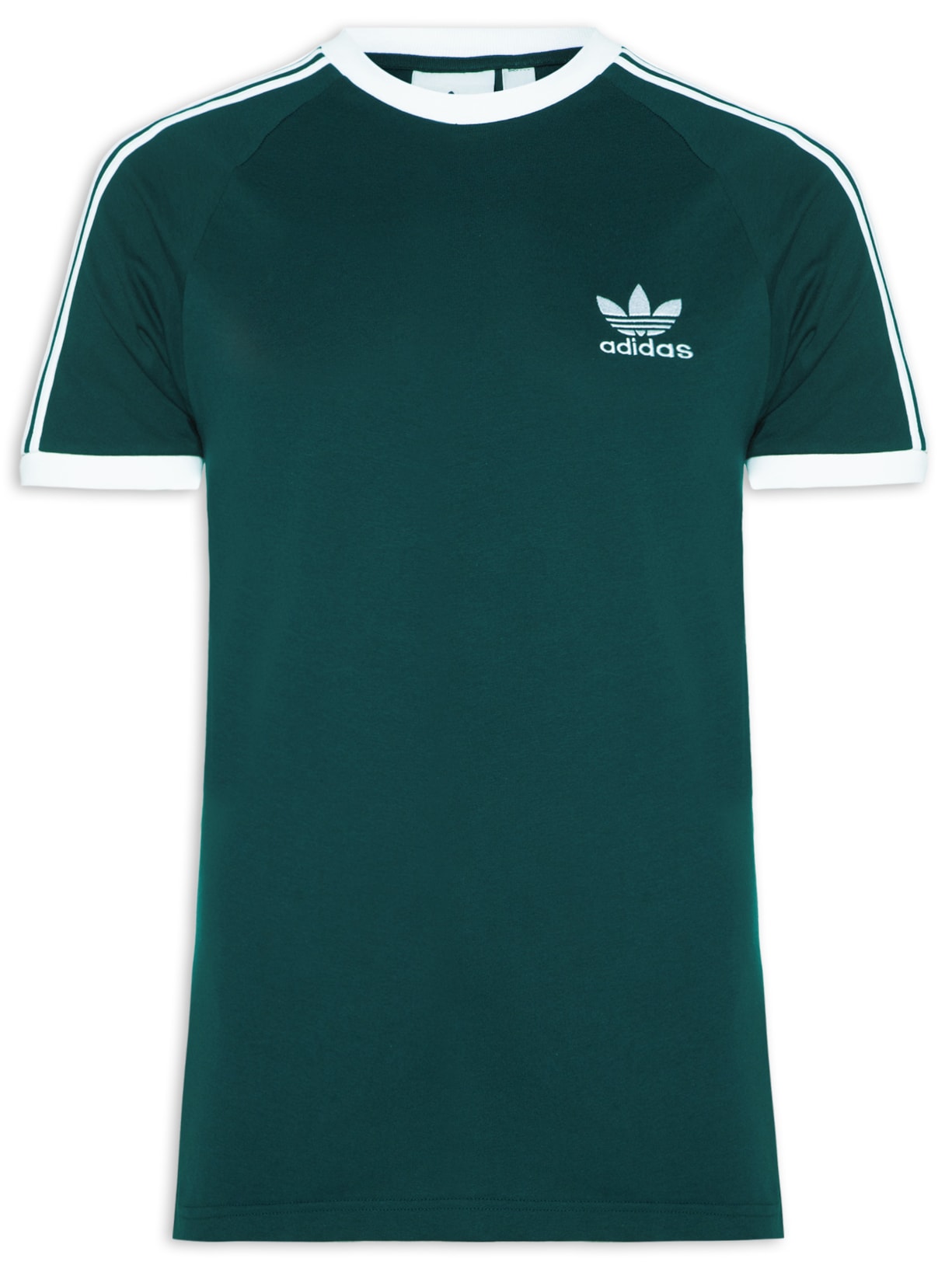 Camiseta Masculina 3-Stripes Verde Adidas Originals