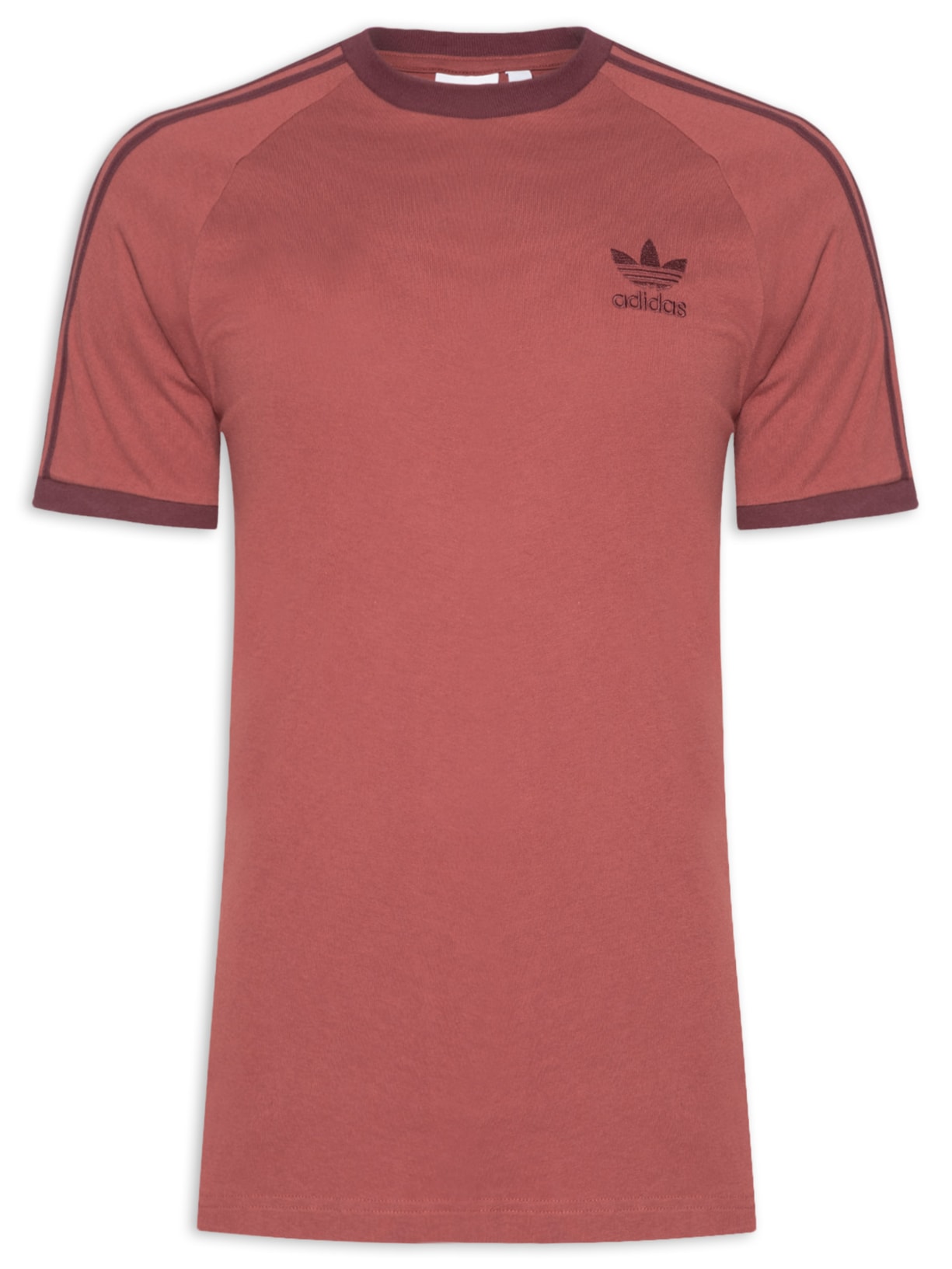 Camiseta Masculina 3 Stripes - Vermelha