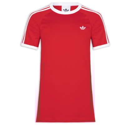 Camiseta Masculina 3 Stripes - Vermelho