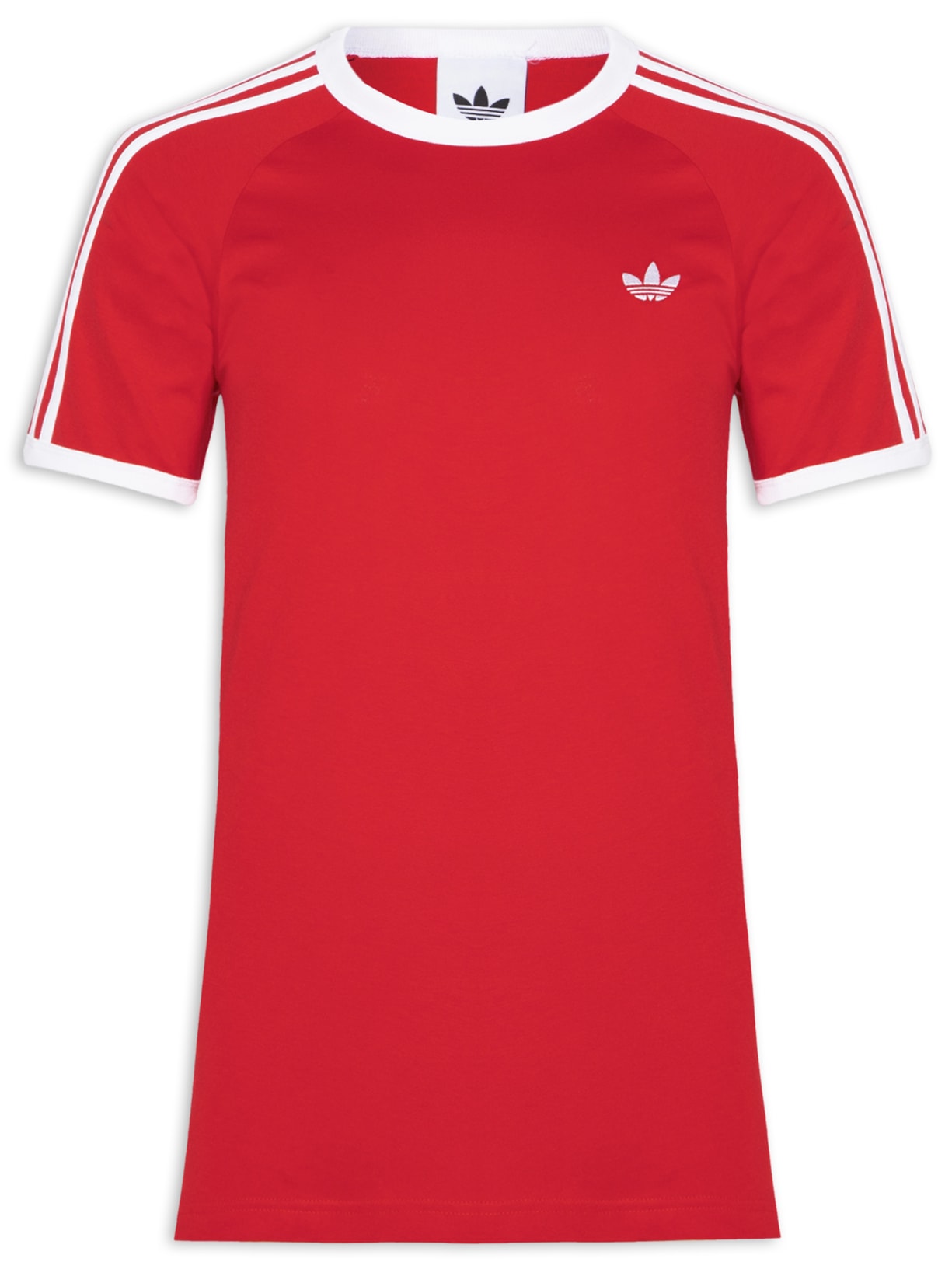 Camiseta Masculina 3 Stripes - Vermelho