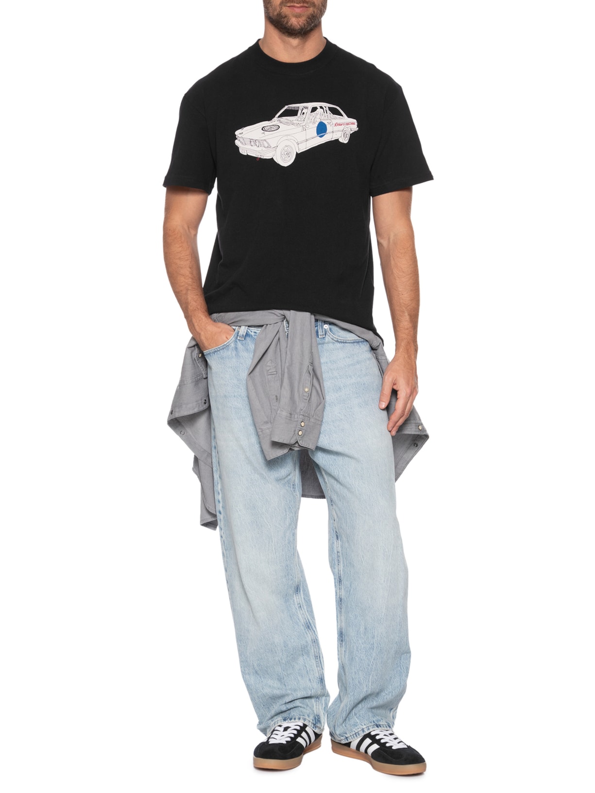 Camiseta Masculina 323 Rallyeye Preto Deus Ex Machina