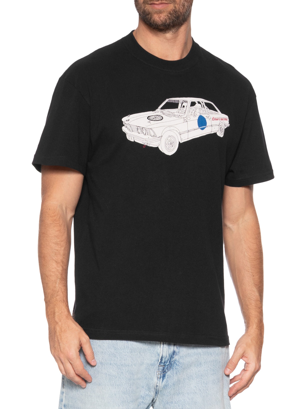 Camiseta Masculina 323 Rallyeye Preto Deus Ex Machina