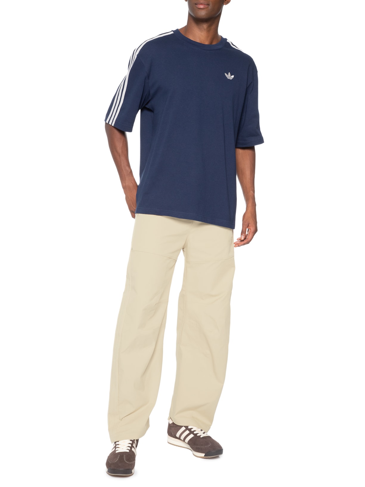Camiseta Masculina 3S Azul Adidas Originals