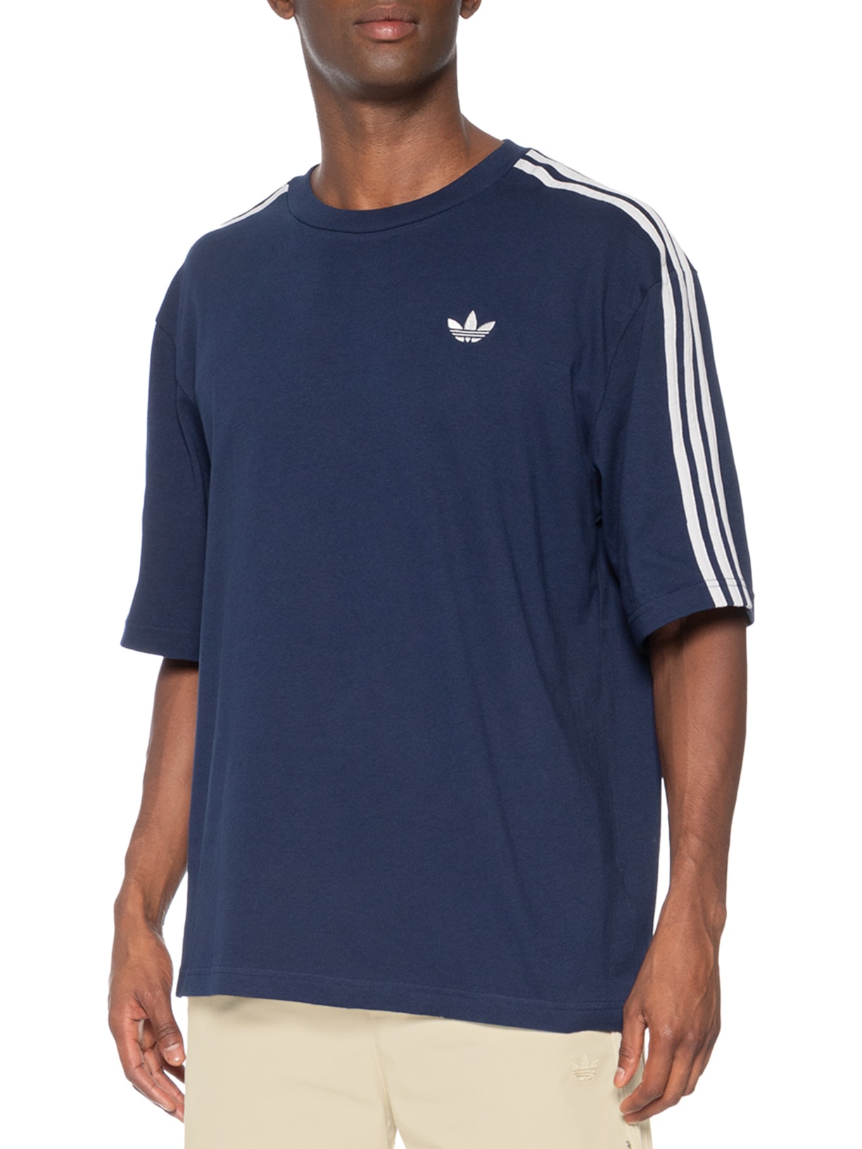 Camiseta Masculina 3S Azul Adidas Originals