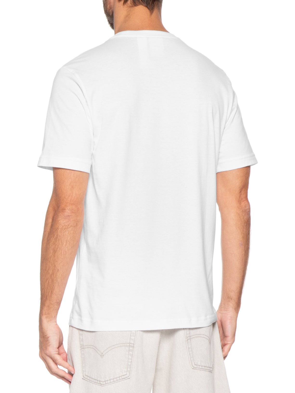 Camiseta Masculina 3S Branco Adidas Originals