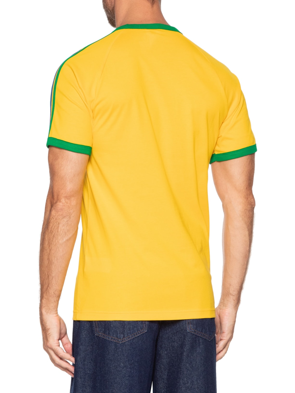 Camiseta Masculina 3S Tee Amarelo Adidas Originals