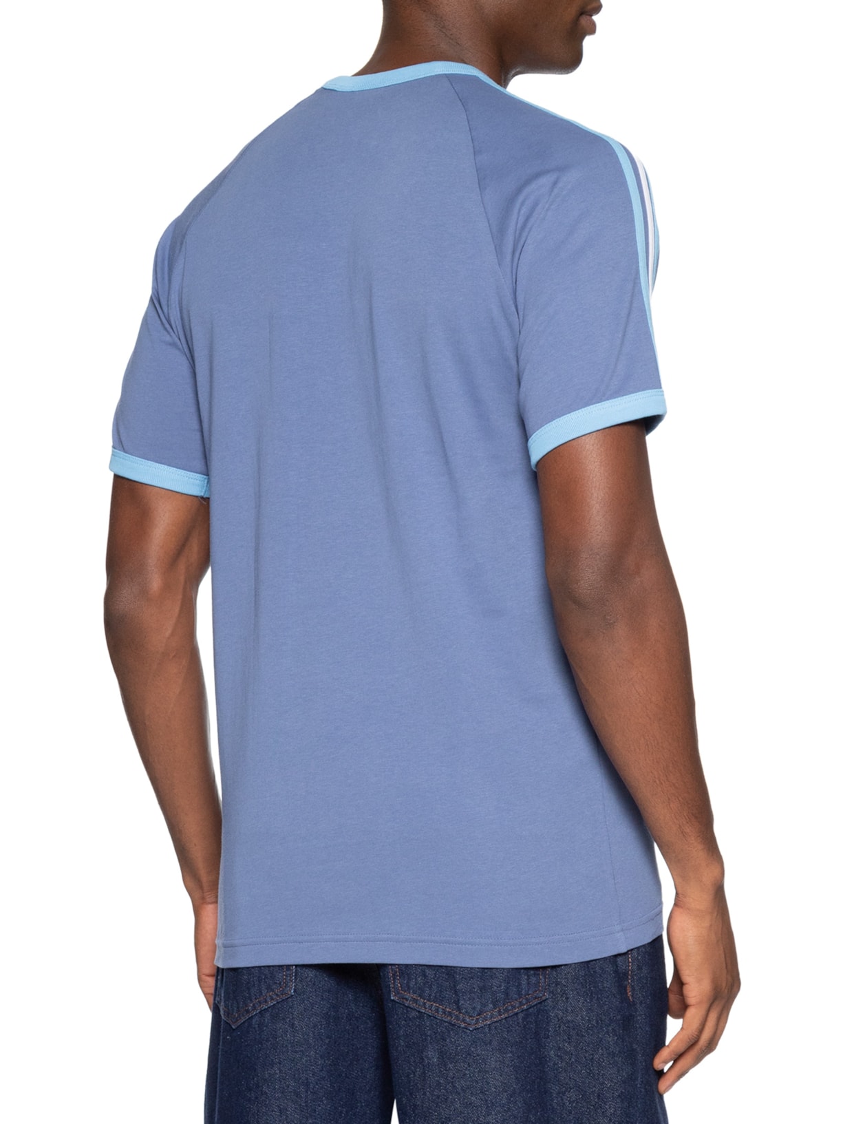 Camiseta Masculina 3S Tee Azul Adidas Originals