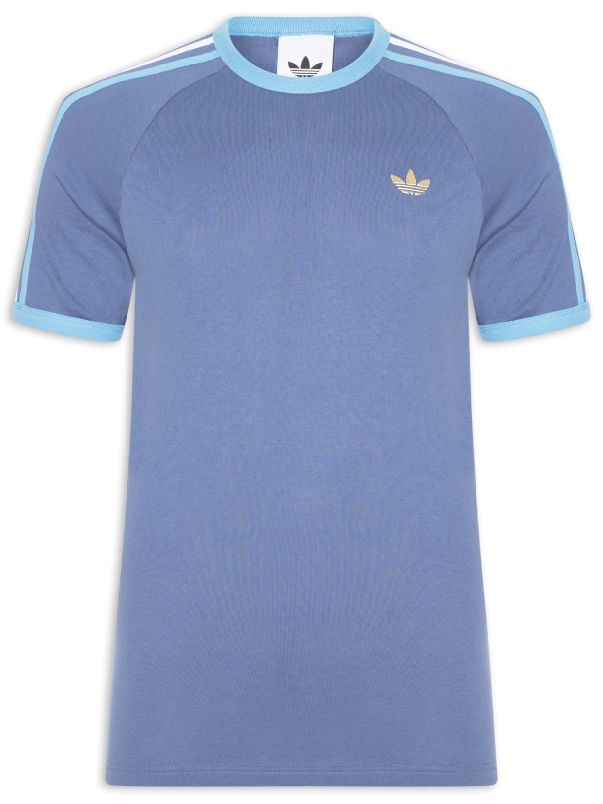 Camiseta Masculina 3S Tee Azul Adidas Originals