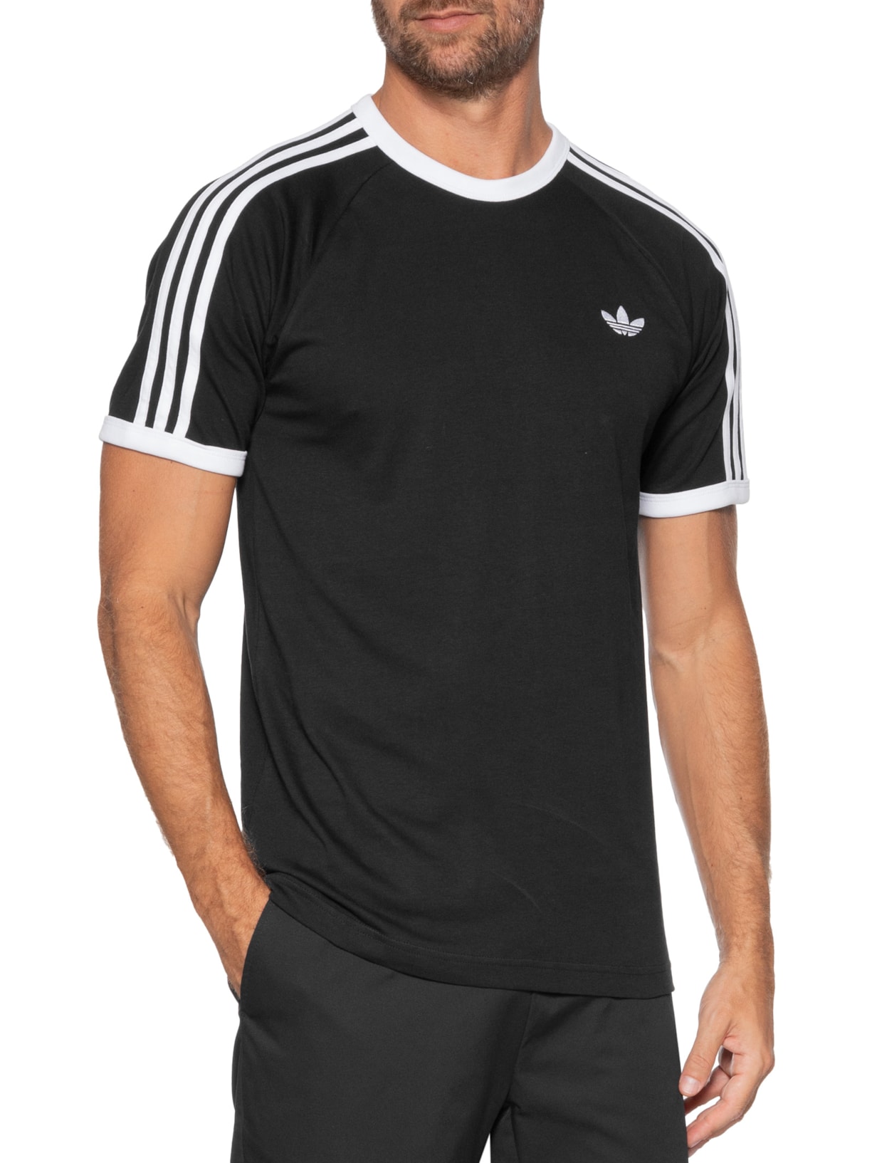 Camiseta Masculina 3S Tee Preto Adidas Originals