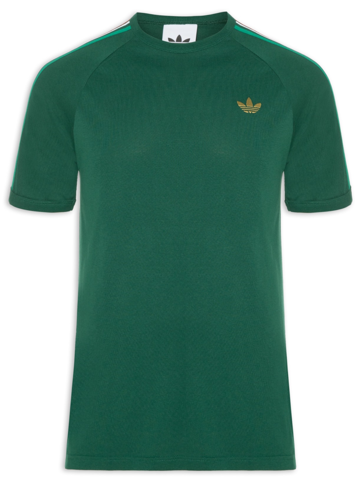 Camiseta Masculina 3S Tee Verde Adidas Originals