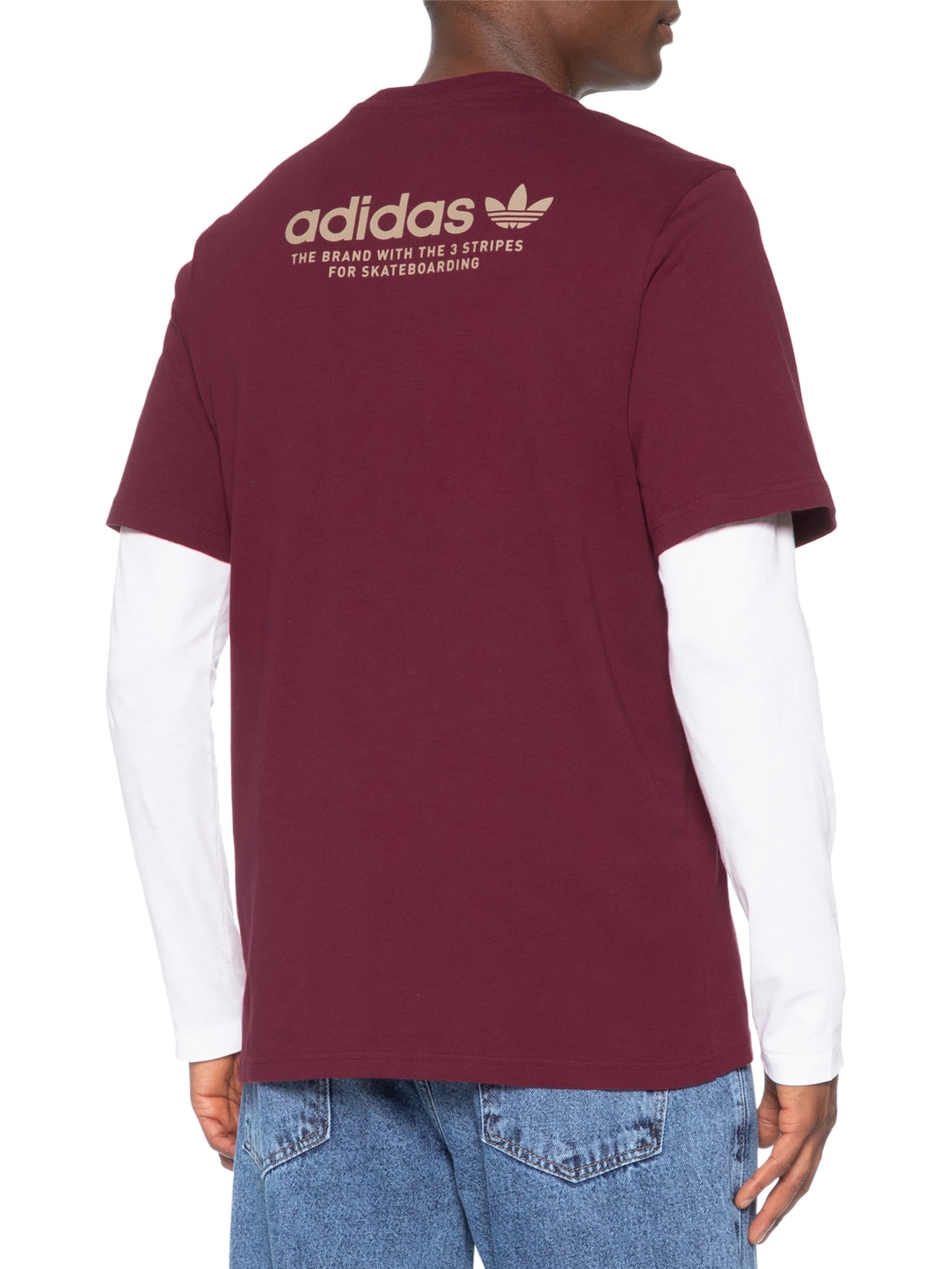 Camiseta Masculina 4.0 Logo Tee Vermelho Adidas Originals