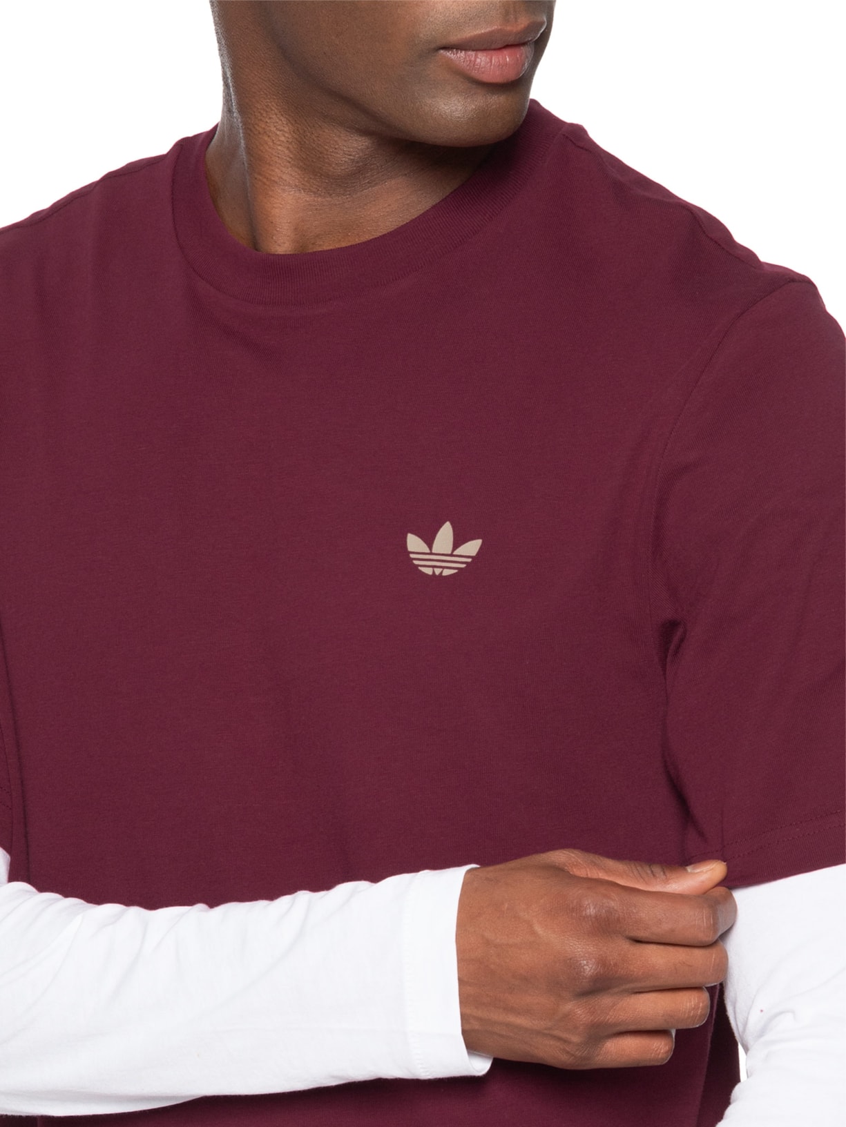Camiseta Masculina 4.0 Logo Tee Vermelho Adidas Originals