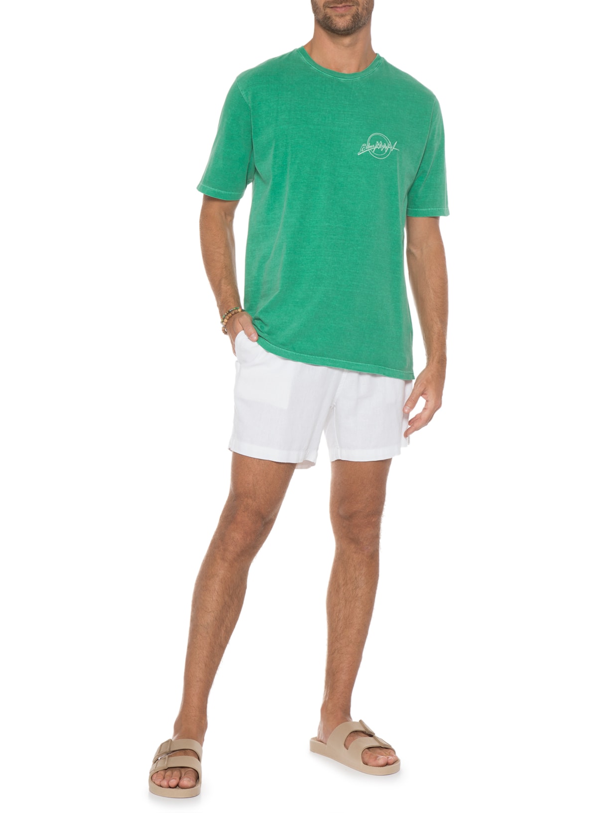 Camiseta Masculina 420 Verde Blueman