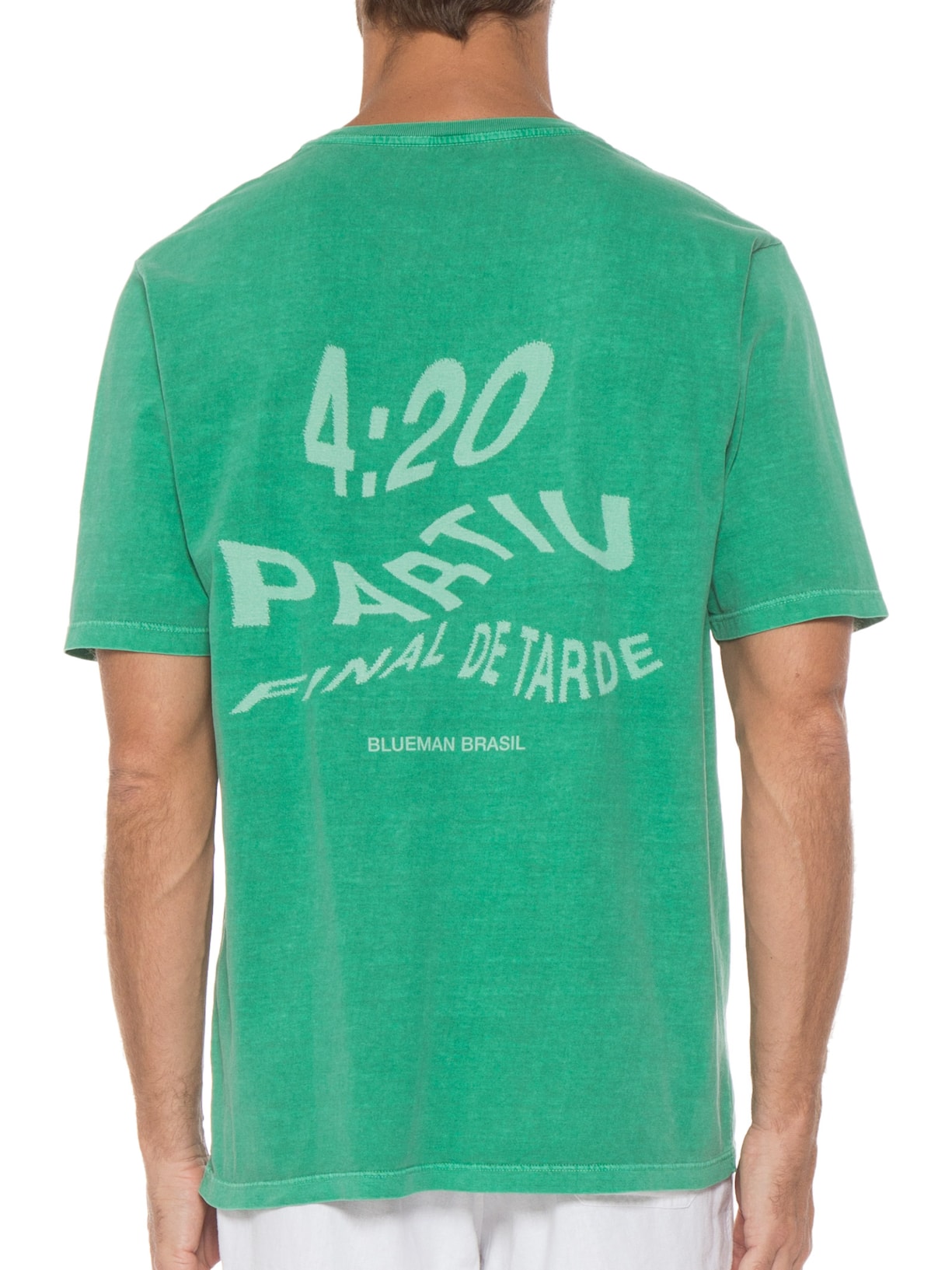 Camiseta Masculina 420 Verde Blueman