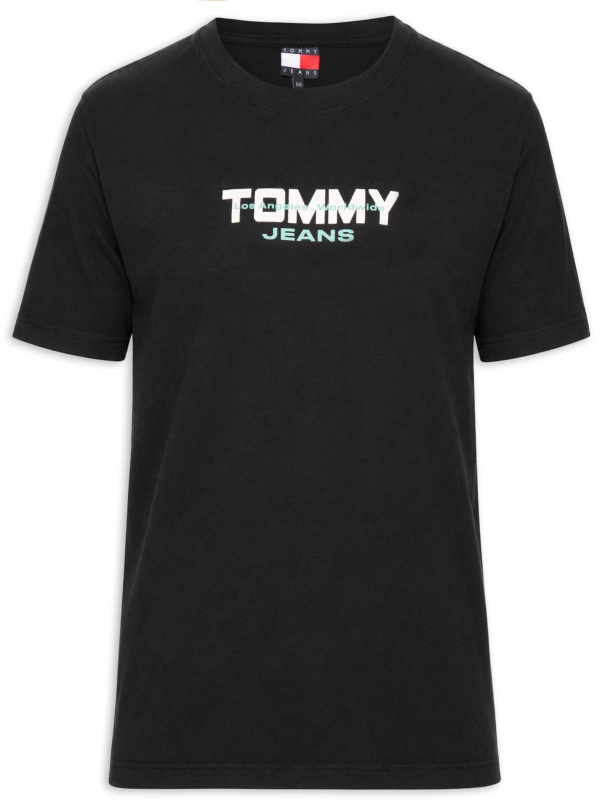 Camiseta Masculina 90's Tj Block Preto Tommy Jeans