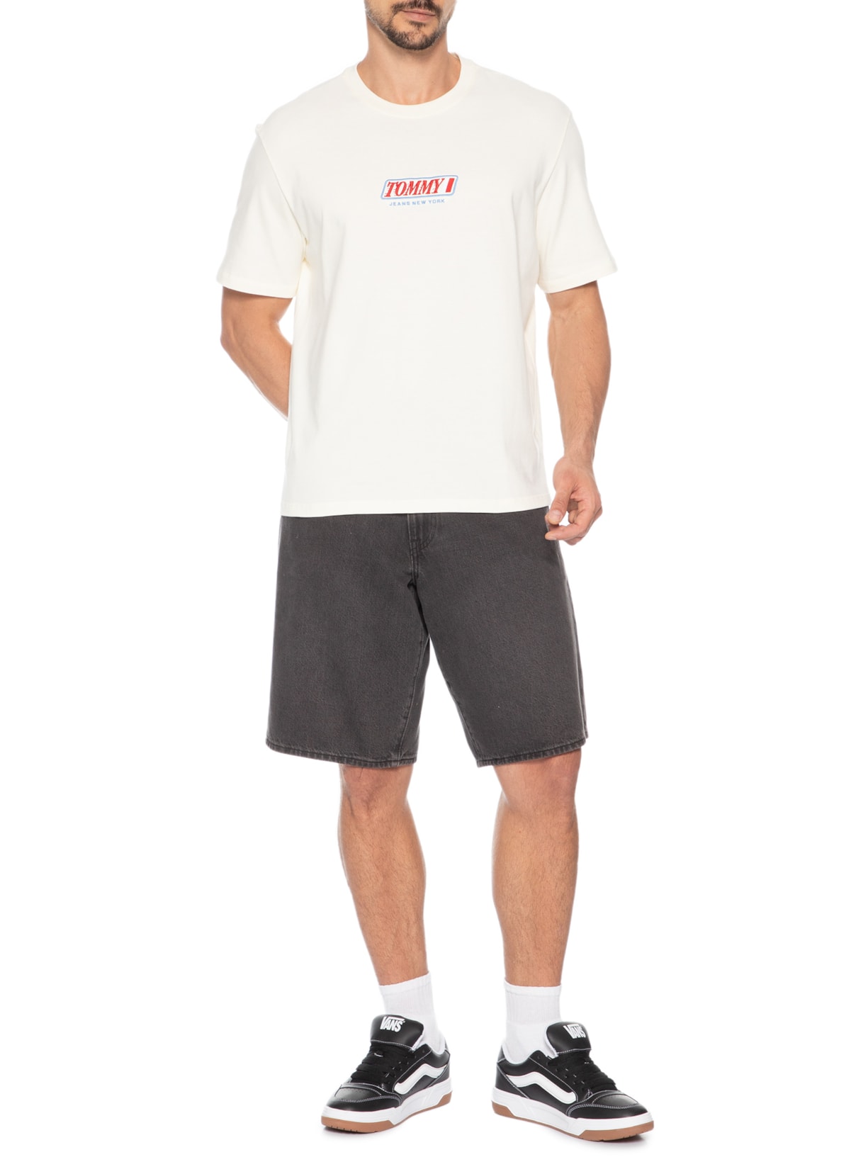 Camiseta Masculina 90's Vintage LA Branco Tommy Jeans