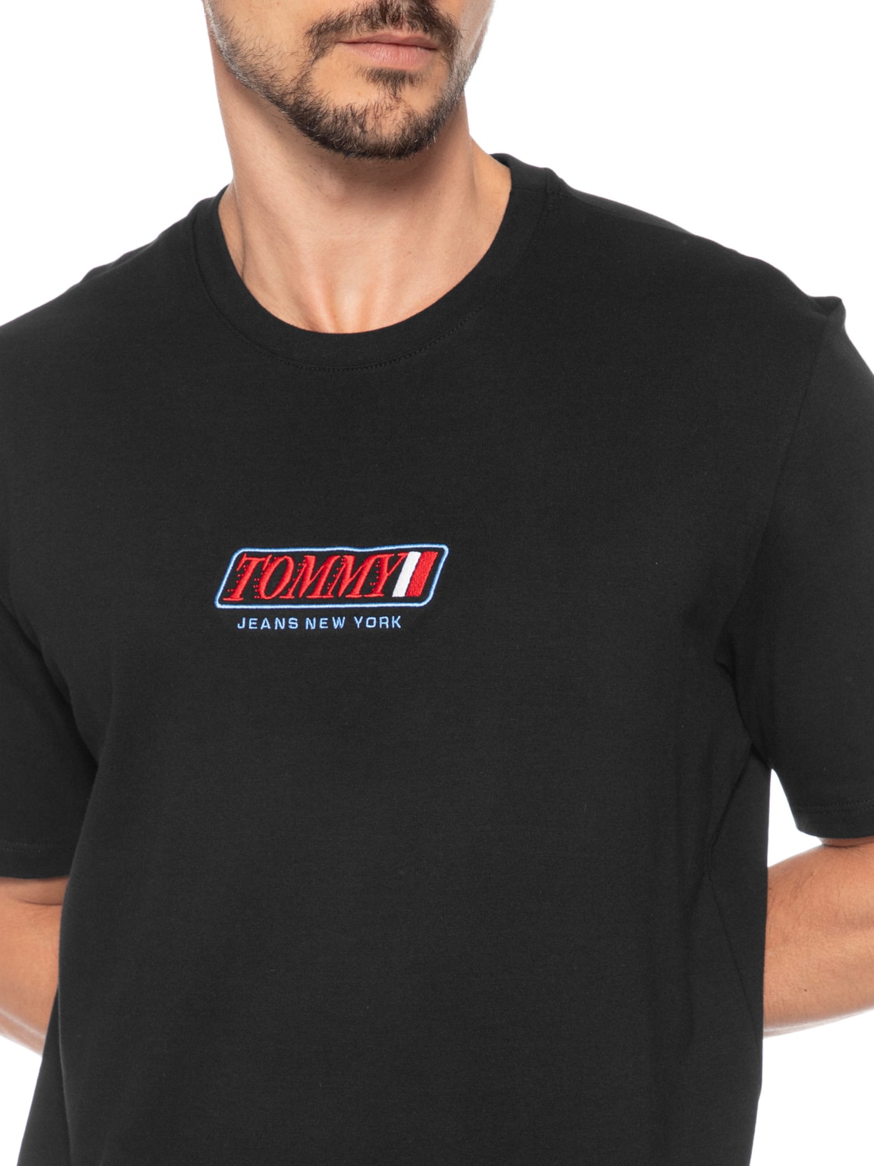 Camiseta Masculina 90's Vintage LA – Preto Tommy Jeans