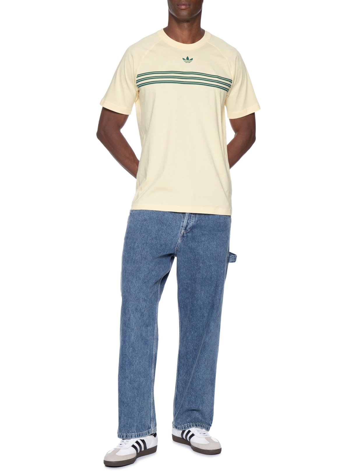 Camiseta Masculina 98 Bege Adidas Originals