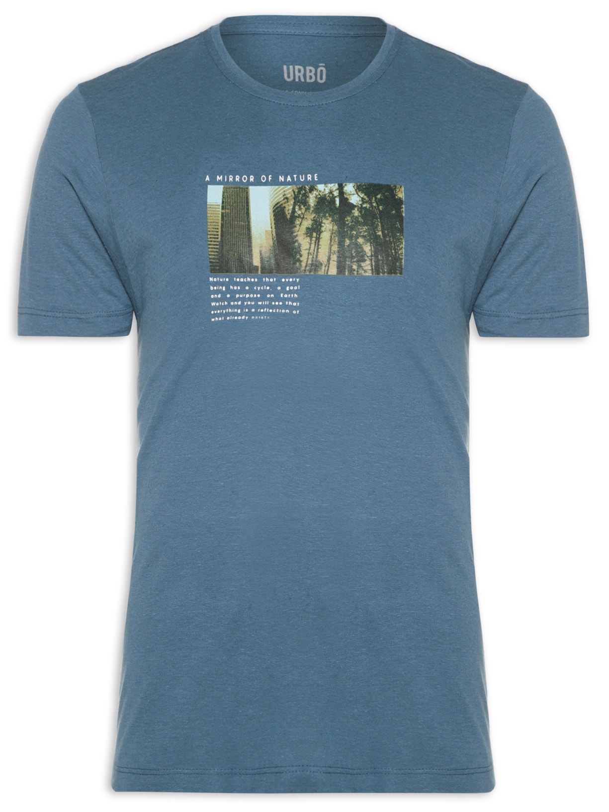 Camiseta Masculina A Mirror Of Nature - Azul