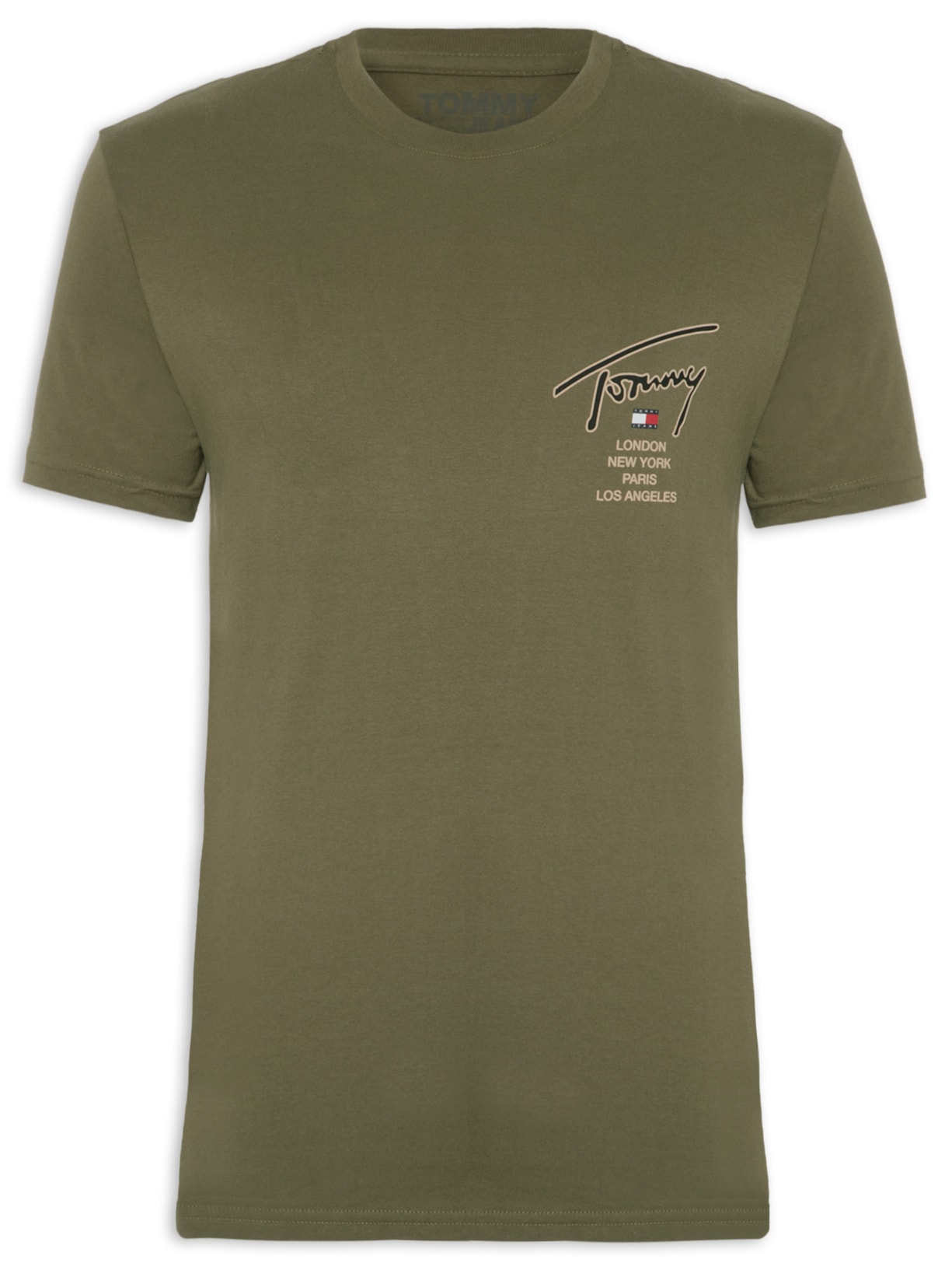 Camiseta Masculina Ab Classic Gold Sgntre Back Tee - Verde