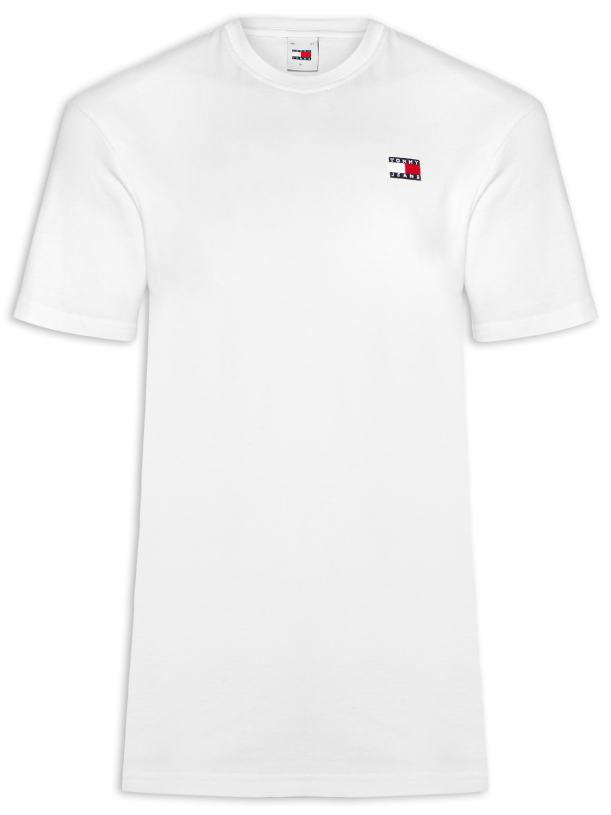 Camiseta Masculina AB Regular Essential Flag Tee Ext Branco Tommy Jeans