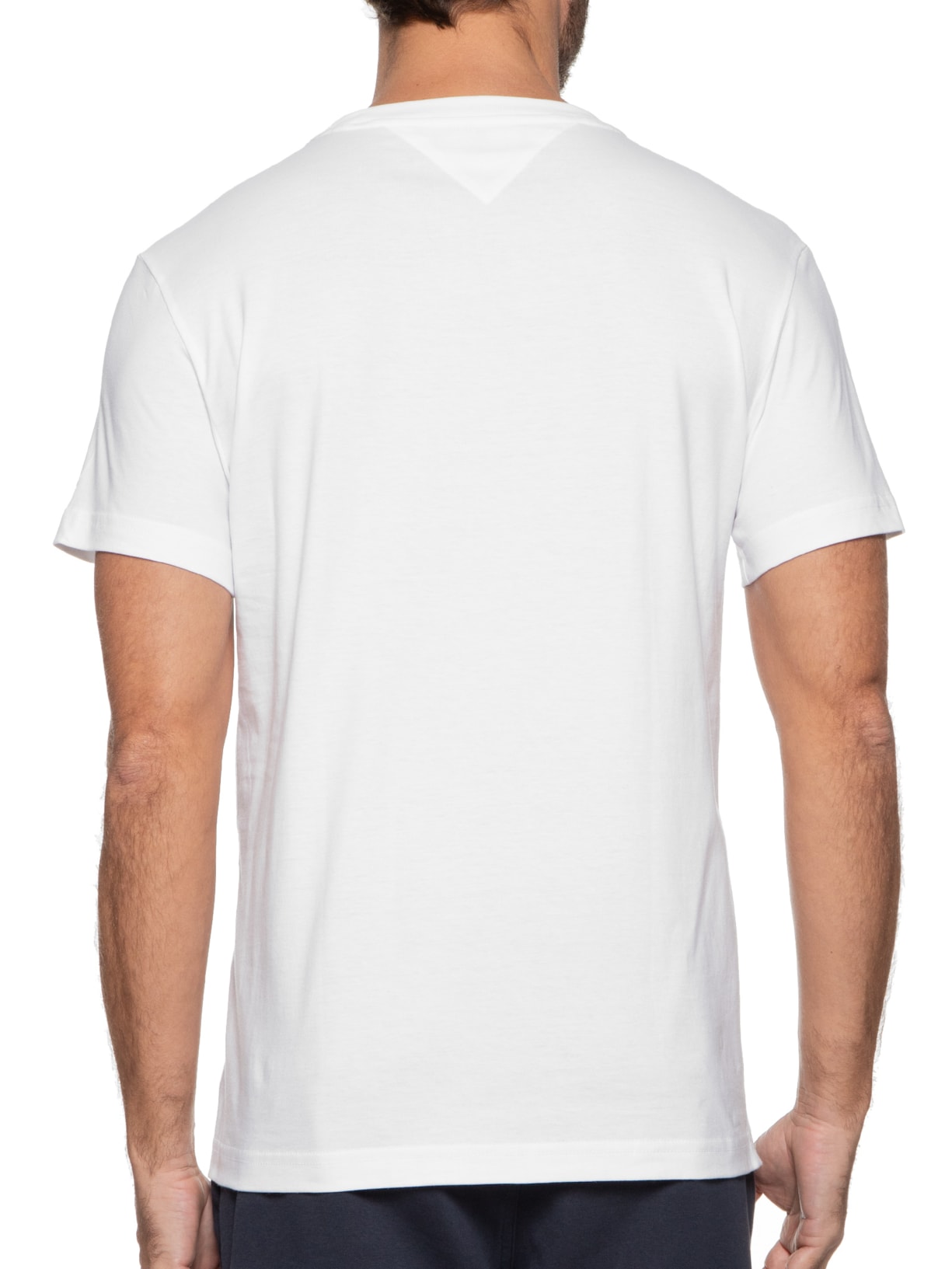 Camiseta Masculina Ab Stripe Chest Branco Tommy Hilfiger