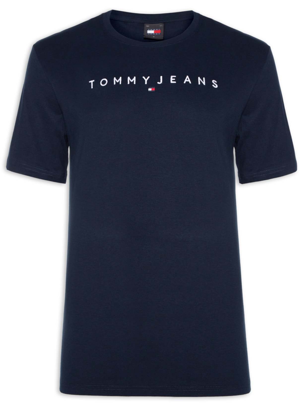 Camiseta Masculina AB TJM Regular Linear Logo Tee Ext - Azul