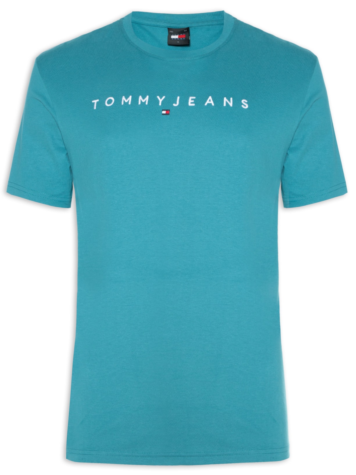 Camiseta Masculina AB TJM Regular Linear Logo Tee Ext - Azul